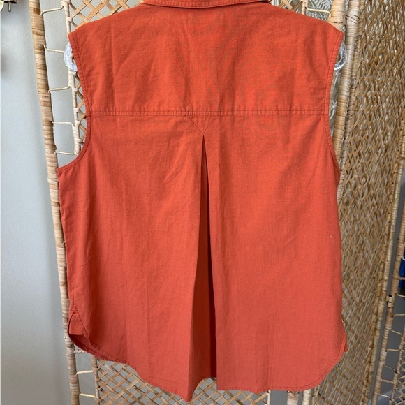 Banana Republic Sleeveless Top  Rustic Orange - Picture 8 of 10